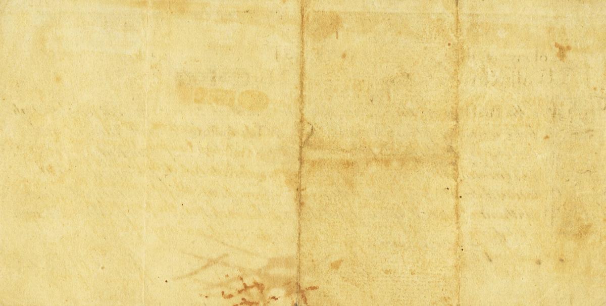 Back of United States pS1200: 10 Shillings from 1775