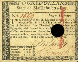 Gallery image for United States pS1339: 4 Dollars