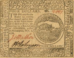 Gallery image for United States pS149: 4 Dollars