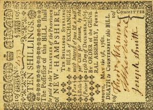 Gallery image for United States pS1578: 10 Shillings