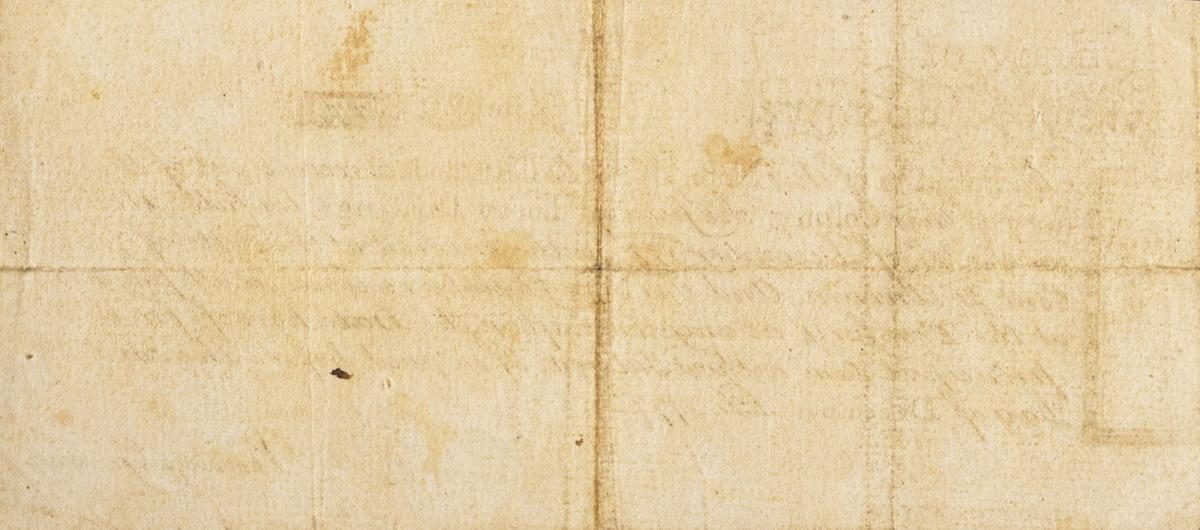 Back of United States pS1594: 40 Shillings from 1775
