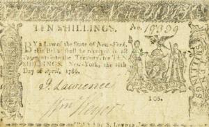 Gallery image for United States pS2076: 10 Shillings
