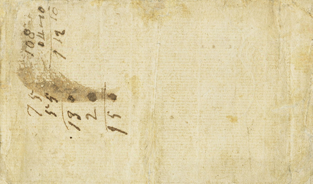 Back of United States pS2226: 5 Dollars from 1775