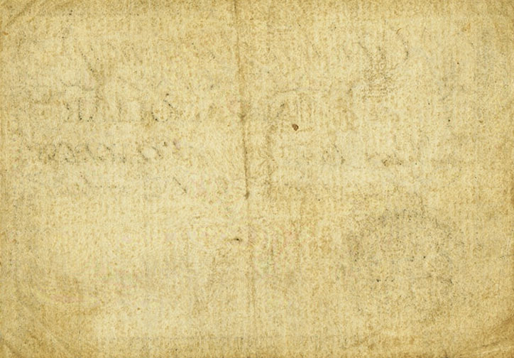 Back of United States pS2232e: 0.5 Dollar from 1776