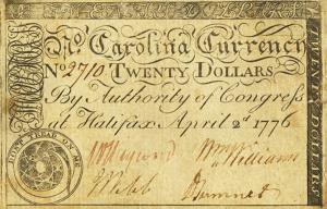 pS2245 from United States: 20 Dollars from 1776 pS2245 from United States: 20 Dollars from 1776