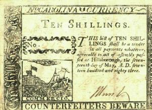Gallery image for United States pS2281: 10 Shillings