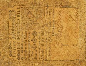 pS2427 from United States: 15 Shillings from 1739