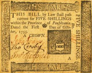 Gallery image for United States pS2450: 5 Shillings