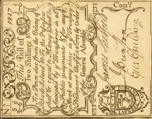 Gallery image for United States pS2742: 2 Shillings