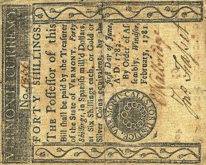 Gallery image for United States pS3447: 40 Shillings