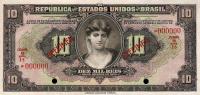 Gallery image for Brazil p103s: 10 Mil Reis
