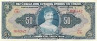 p137a from Brazil: 50 Cruzeiros from 1943
