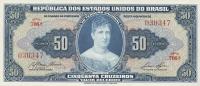 p152c from Brazil: 50 Cruzeiros from 1956
