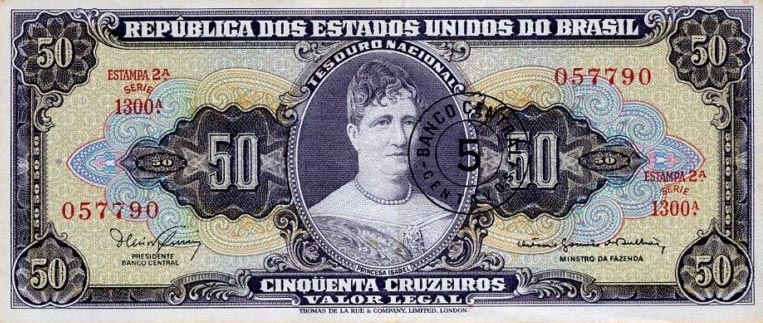 Front of Brazil p184a: 5 Centavos from 1966