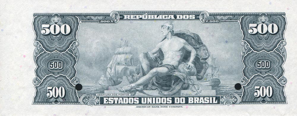 Back of Brazil p186s: 50 Centavos from 1967