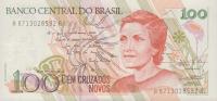 p220b from Brazil: 100 Cruzados Novos from 1989