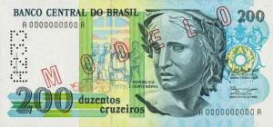 Gallery image for Brazil p229s: 200 Cruzeiros