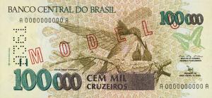 Gallery image for Brazil p235s: 100000 Cruzeiros