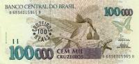 Gallery image for Brazil p238: 100 Cruzeiro Real