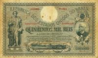 Gallery image for Brazil p99a: 500 Mil Reis from 1906