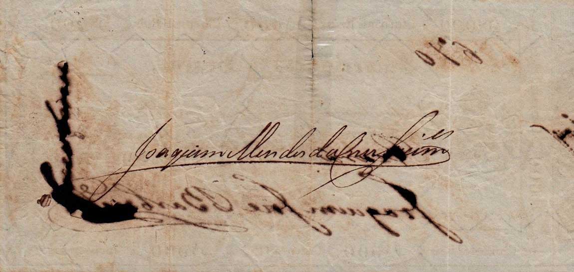 Back of Brazil pA153b: 5 Mil Reis from 1889