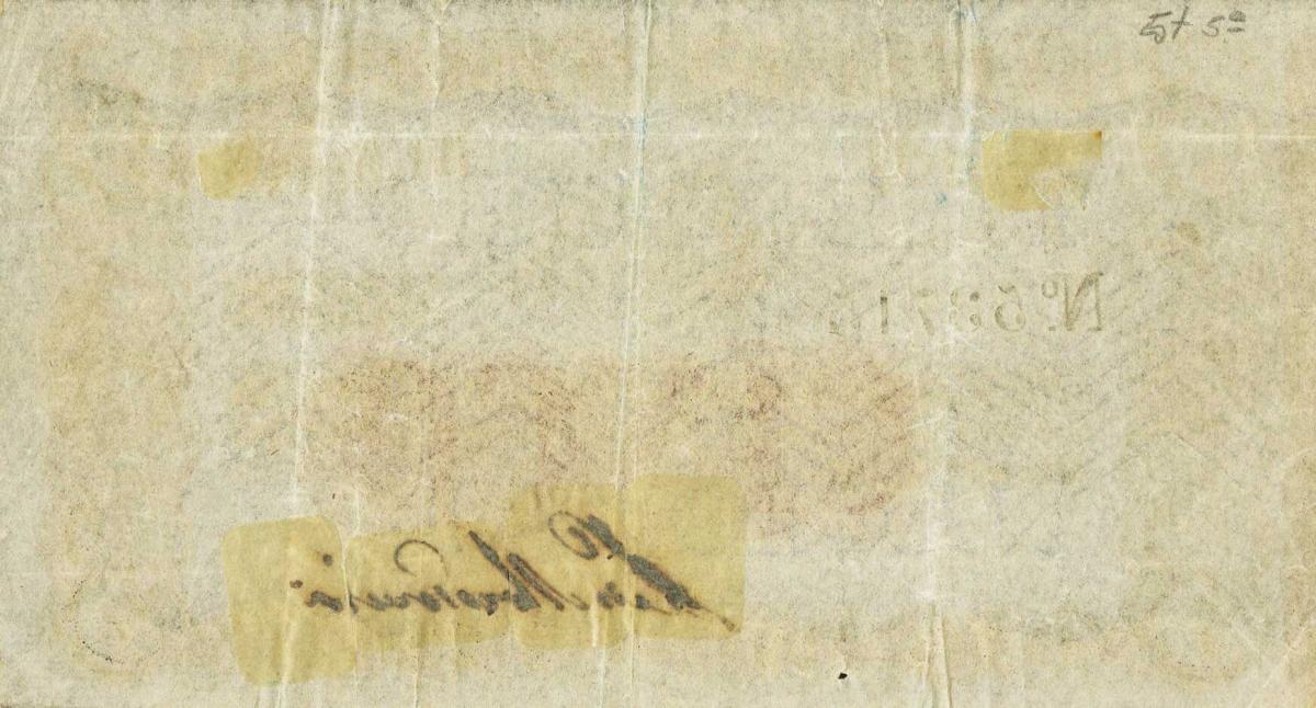 Back of Brazil pA237a: 5 Mil Reis from 1860
