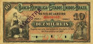 Gallery image for Brazil pS602s: 10 Mil Reis