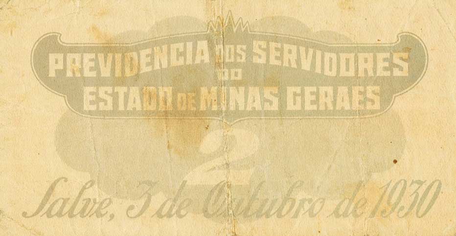 Back of Brazil pS761: 2 Mil Reis from 1930