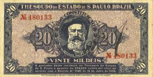 pS863 from Brazil: 20 Mil Reis from 1932