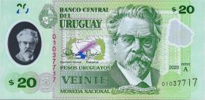 Gallery image for Uruguay p101a: 20 Pesos Uruguayos