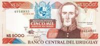 Gallery image for Uruguay p65a: 5000 Nuevos Pesos