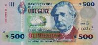 Gallery image for Uruguay p90b: 500 Pesos Uruguayos