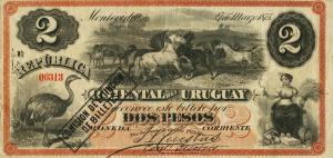 Gallery image for Uruguay pA102: 2 Pesos