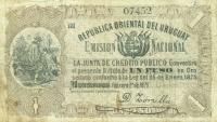 Gallery image for Uruguay pA118: 1 Peso