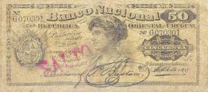 Gallery image for Uruguay pA89c: 50 Centesimos