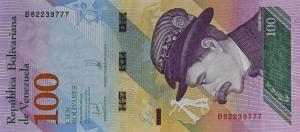 Gallery image for Venezuela p106a: 100 Bolivar