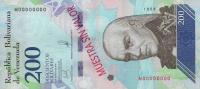 Gallery image for Venezuela p107s: 200 Bolivar