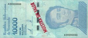 Gallery image for Venezuela p109s: 10000 Bolivar