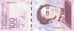 Gallery image for Venezuela p119: 100 Bolivar