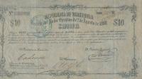 p21 from Venezuela: 10 Pesos from 1860