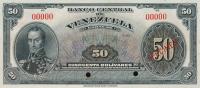 Gallery image for Venezuela p33s: 50 Bolivares from 1940