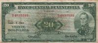 Gallery image for Venezuela p43d: 20 Bolivares