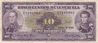 Gallery image for Venezuela p45e: 10 Bolivares