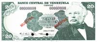 Gallery image for Venezuela p53s2: 20 Bolivares