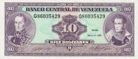 Gallery image for Venezuela p61b: 10 Bolivares