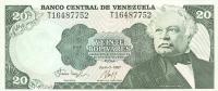 Gallery image for Venezuela p64A: 20 Bolivares