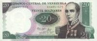 Gallery image for Venezuela p71: 20 Bolivares from 1987