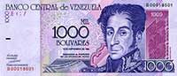 Gallery image for Venezuela p79a: 1000 Bolivares from 1998