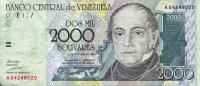 Gallery image for Venezuela p80a: 2000 Bolivares