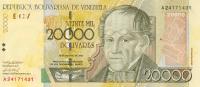 Gallery image for Venezuela p86a: 20000 Bolivares